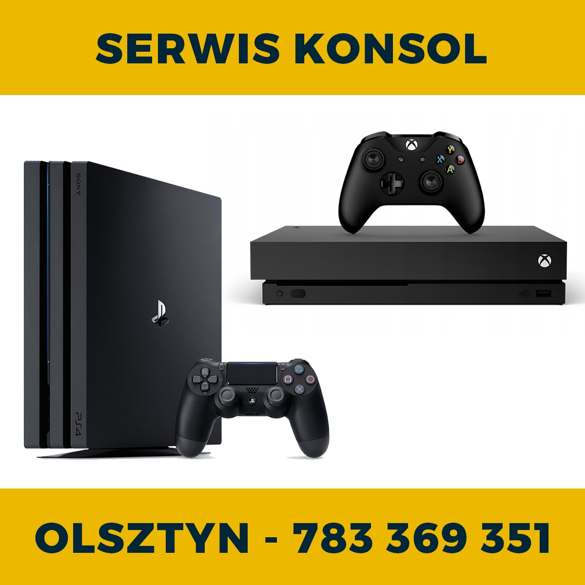 Serwis, naprawa i czyszczenie z kurzu konsol PS4, PS5 i XBOX ONE w Olsztynie